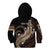 Personalized Solomon Islands Crocodile Kid Hoodie Hapi Isles - Independence Anniversary