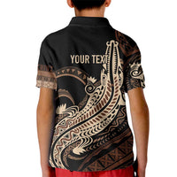 Personalized Solomon Islands Crocodile Kid Polo Shirt Hapi Isles - Independence Anniversary