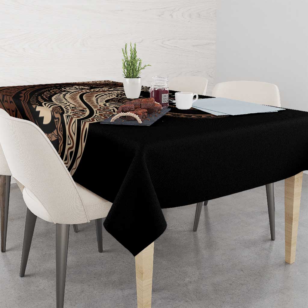 Personalized Solomon Islands Crocodile Tablecloth Hapi Isles - Independence Anniversary