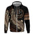Personalized Solomon Islands Crocodile Zip Hoodie Hapi Isles - Independence Anniversary