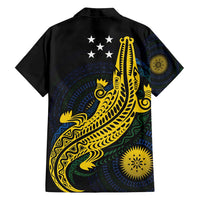Personalized Solomon Islands Independence Anniversary Family Matching Long Sleeve Bodycon Dress and Hawaiian Shirt Crocodile Mix Tapa LT7 - Polynesian Pride