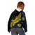 Personalized Solomon Islands Independence Anniversary Kid Hoodie Crocodile Mix Tapa