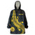 Personalized Solomon Islands Independence Anniversary Wearable Blanket Hoodie Crocodile Mix Tapa