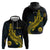 Personalized Solomon Islands Independence Anniversary Zip Hoodie Crocodile Mix Tapa
