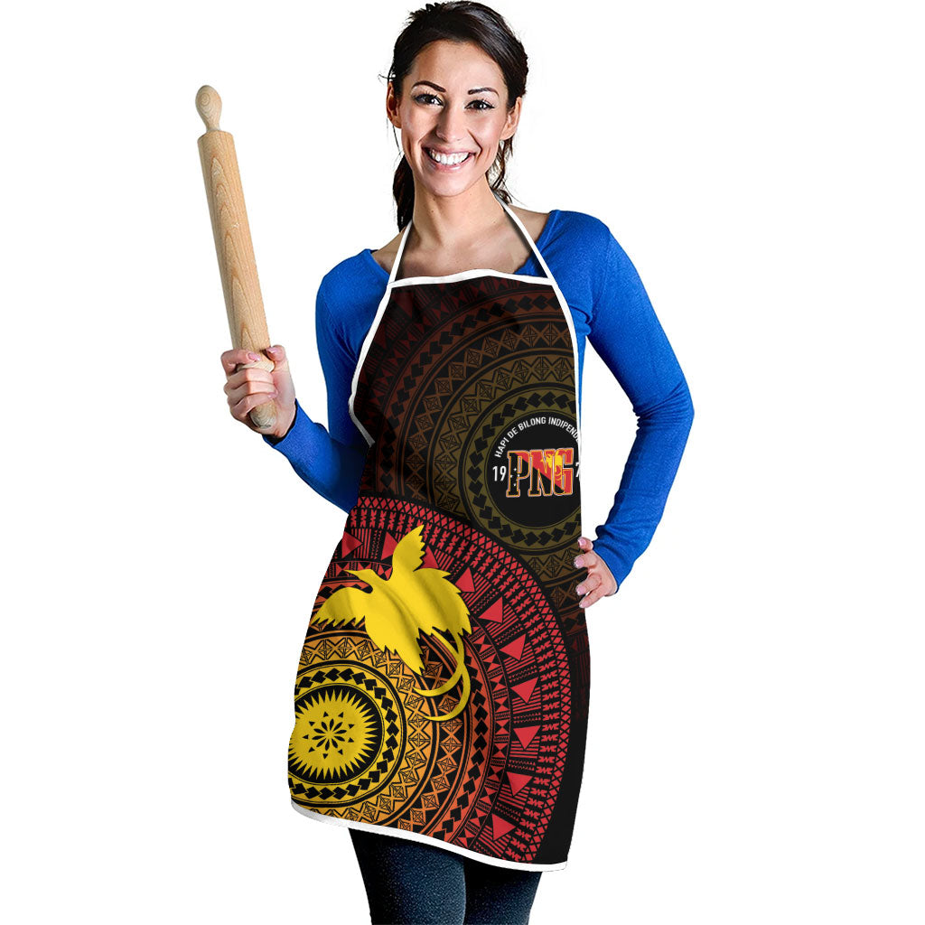 Papua New Guinea Independence Apron Tapa Circle