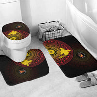 Papua New Guinea Independence Bathroom Set Tapa Circle