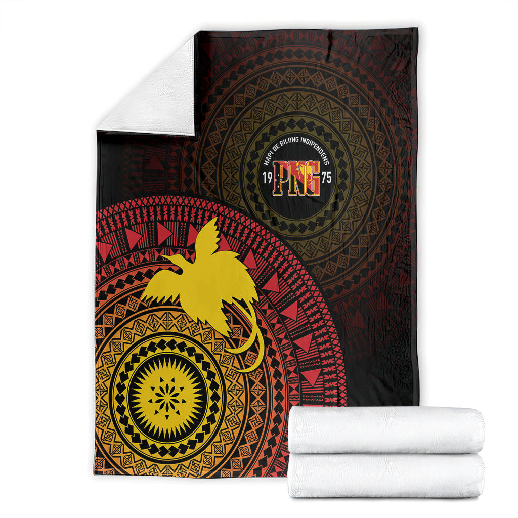 Papua New Guinea Independence Blanket Tapa Circle
