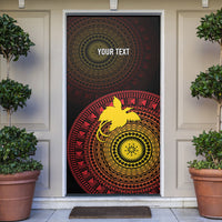Papua New Guinea Independence Personalized Door Cover Tapa Circle