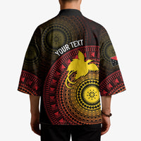 Papua New Guinea Independence Personalized Kimono Tapa Circle