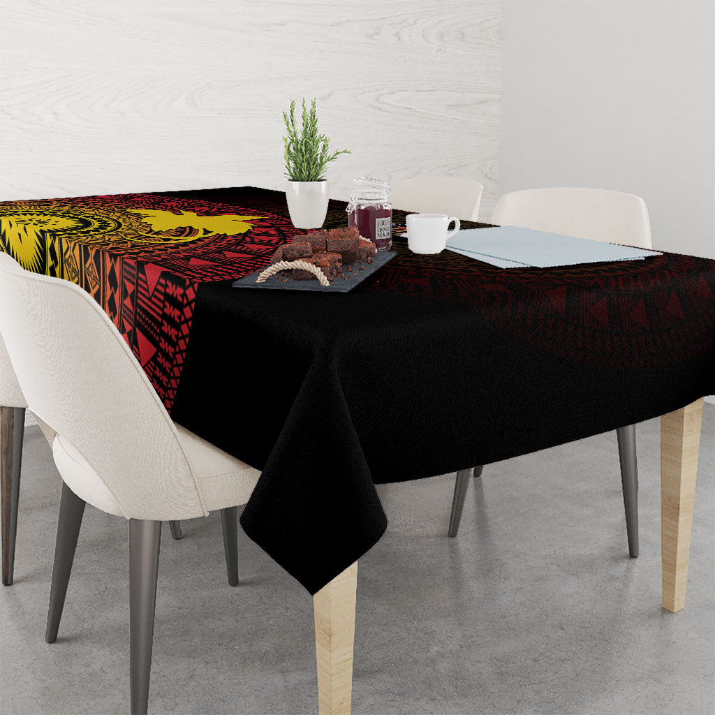 Papua New Guinea Independence Tablecloth Tapa Circle