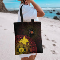 Papua New Guinea Independence Tote Bag Tapa Circle
