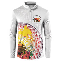 Hapi De Bilong Indipendens Papua New Guinea Button Sweatshirt PNG Lime Pot