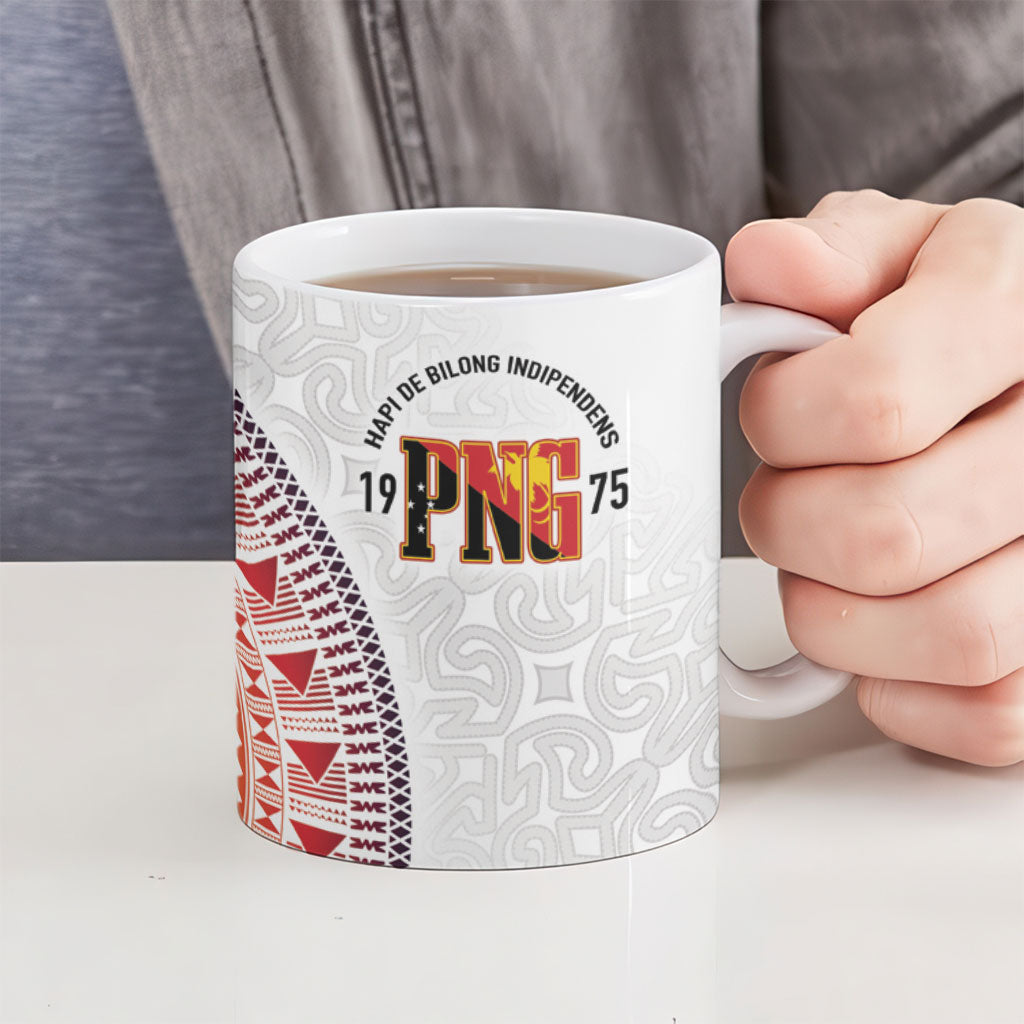 Hapi De Bilong Indipendens Papua New Guinea Ceramic Mug PNG Lime Pot