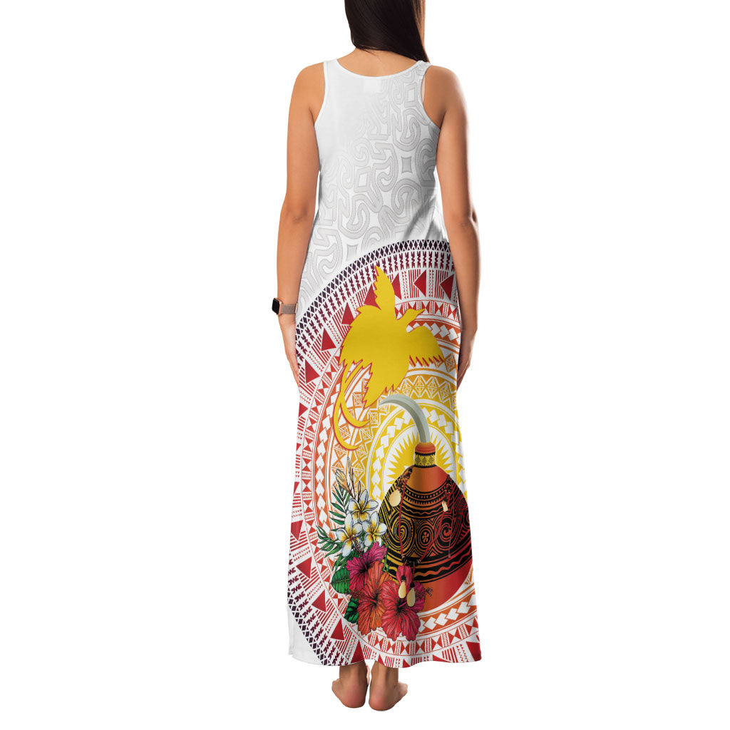 Hapi De Bilong Indipendens Papua New Guinea Family Matching Tank Maxi Dress and Hawaiian Shirt PNG Lime Pot LT7 - Polynesian Pride