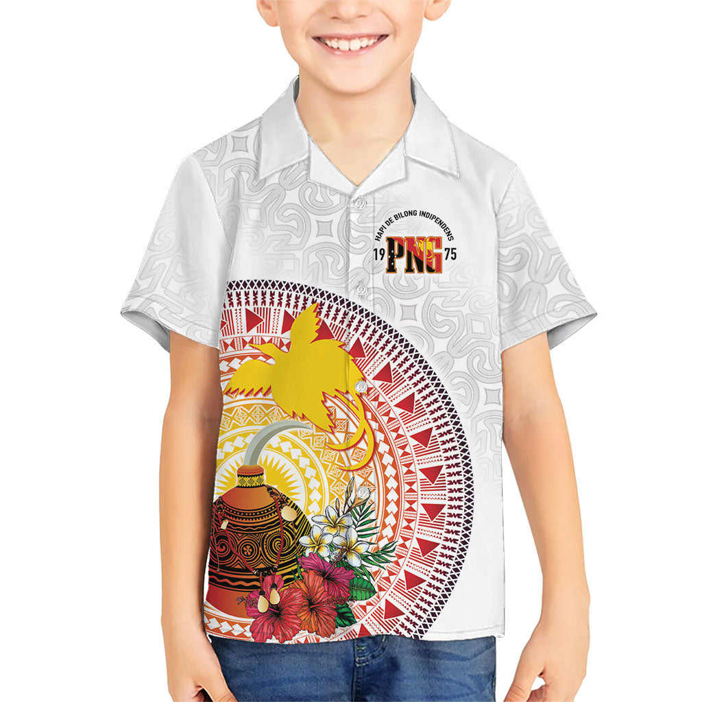 Hapi De Bilong Indipendens Papua New Guinea Hawaiian Shirt PNG Lime Pot