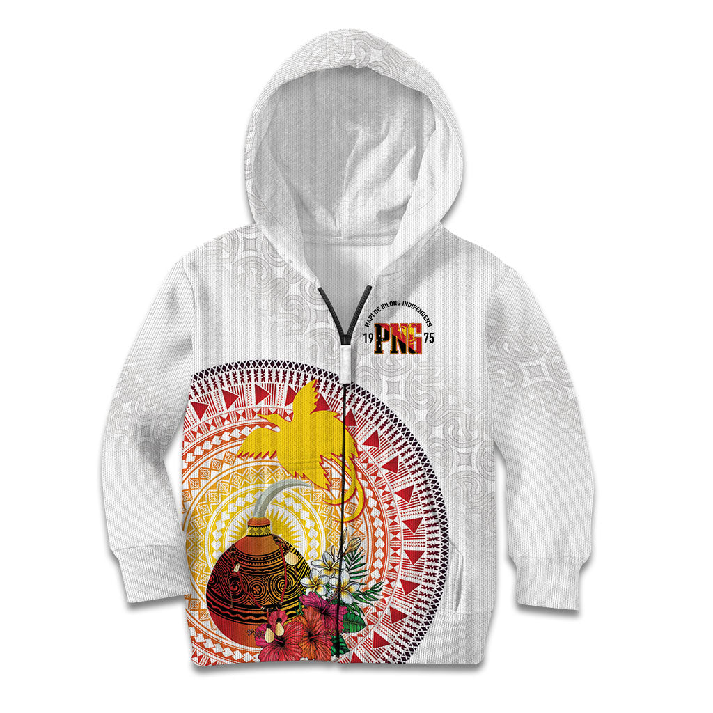 Hapi De Bilong Indipendens Papua New Guinea Kid Hoodie PNG Lime Pot