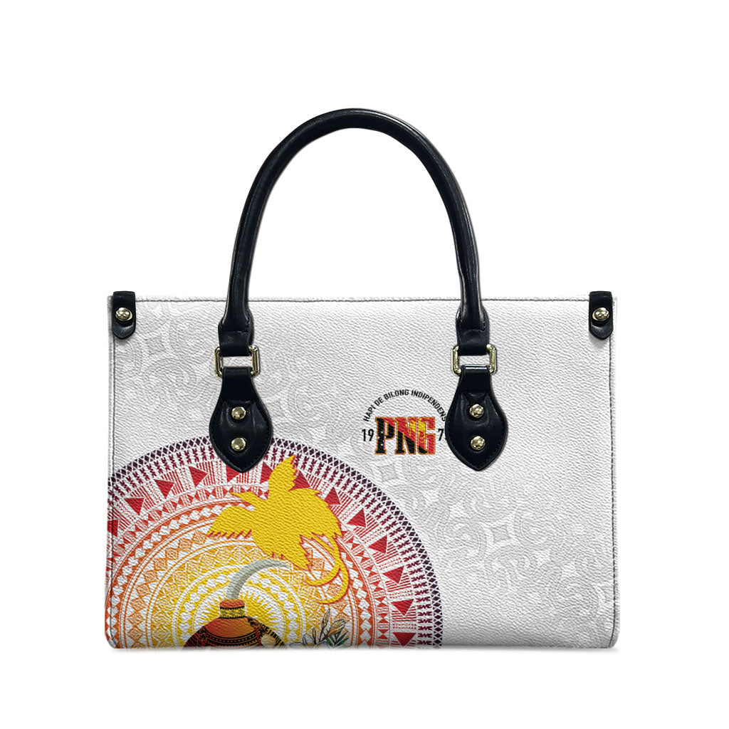 Hapi De Bilong Indipendens Papua New Guinea Leather Bag PNG Lime Pot