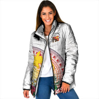 Hapi De Bilong Indipendens Papua New Guinea Padded Jacket PNG Lime Pot