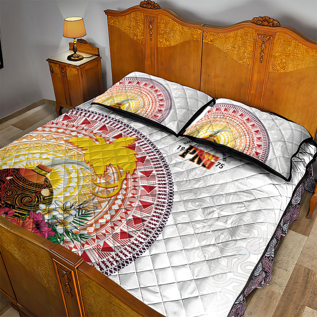 Hapi De Bilong Indipendens Papua New Guinea Quilt Bed Set PNG Lime Pot