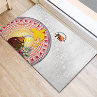 Hapi De Bilong Indipendens Papua New Guinea Rubber Doormat PNG Lime Pot