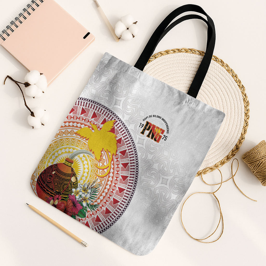 Hapi De Bilong Indipendens Papua New Guinea Tote Bag PNG Lime Pot