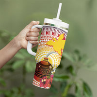 Hapi De Bilong Indipendens Papua New Guinea Tumbler With Handle PNG Lime Pot