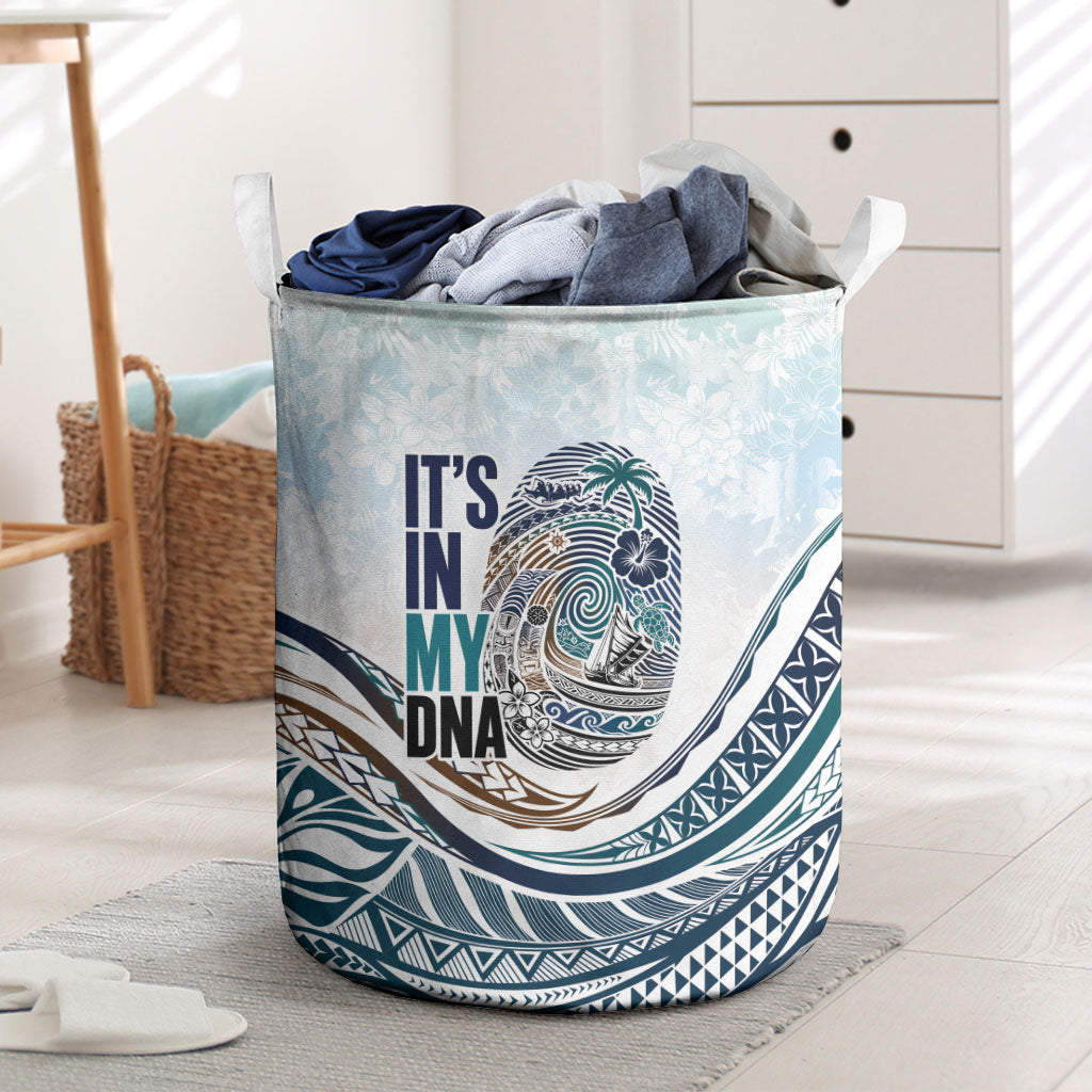 Pasifika It's In My DNA Laundry Basket Islands Pride LT7 White - Polynesian Pride