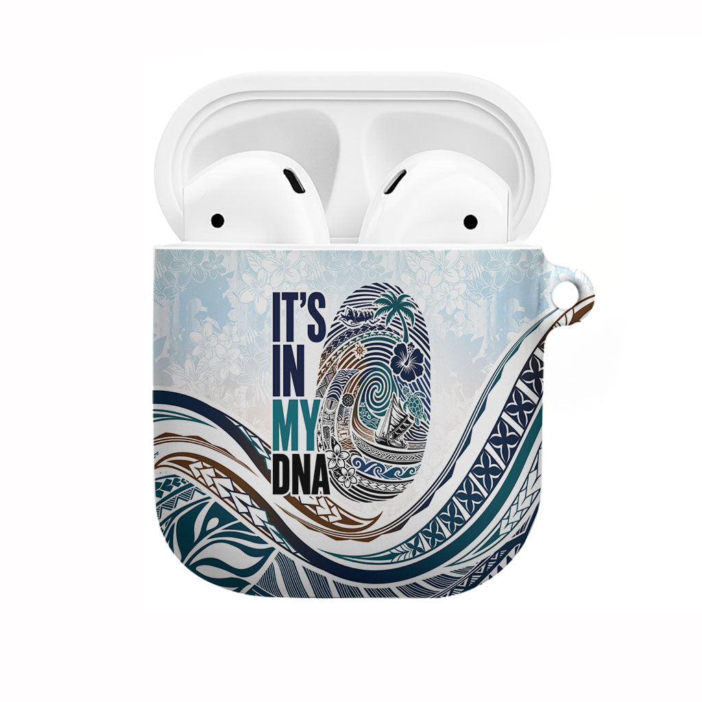 Pasifika It's In My DNA AirPods Case Islands Pride LT7 White - Polynesian Pride