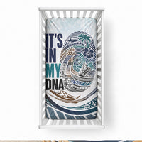 Pasifika It's In My DNA Baby Bed Cover Islands Pride LT7 28 × 52 in White - Polynesian Pride