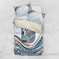Pasifika It's In My DNA Bedding Set Islands Pride LT7 US Twin 172cm x 218cm White - Polynesian Pride