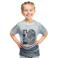 Pasifika It's In My DNA Kid T Shirt Islands Pride LT7 White - Polynesian Pride