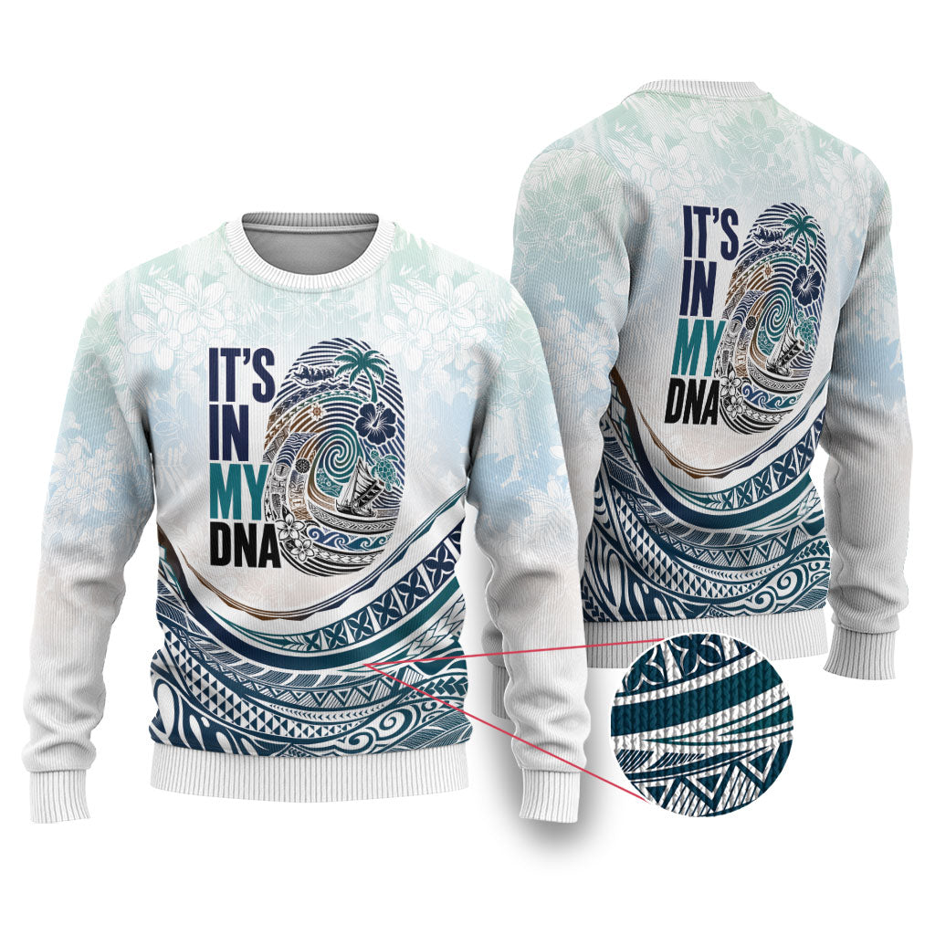 Pasifika It's In My DNA Ugly Christmas Sweater Islands Pride
