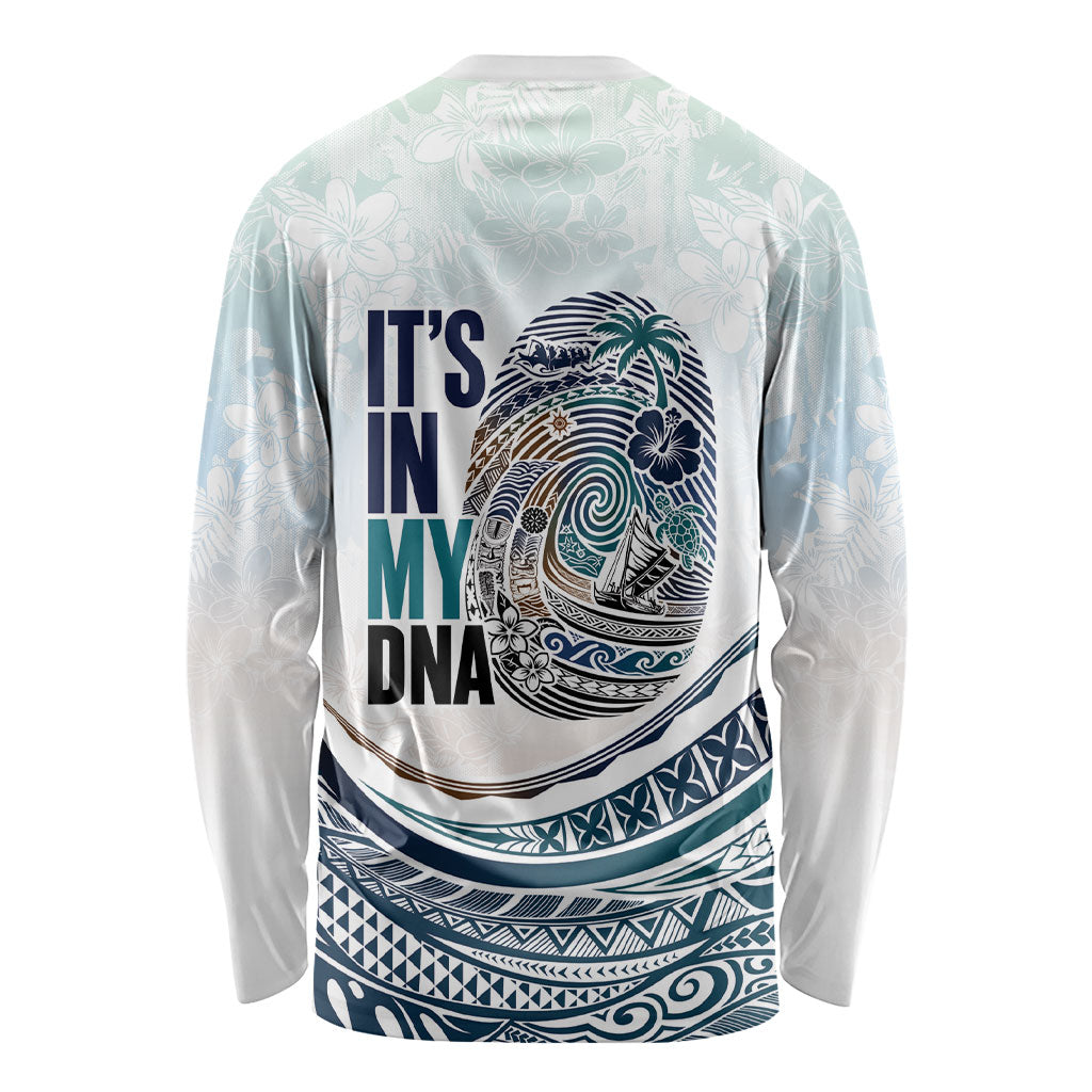 Pasifika It's In My DNA Long Sleeve Shirt Islands Pride LT7 - Polynesian Pride