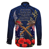 Anzac Day Aussie Mix Maori In Memories Family Matching Off Shoulder Maxi Dress and Hawaiian Shirt LT7 - Polynesian Pride