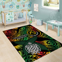 Vanuatu Indipendens Dei Area Rug Mix Traditional Sand Drawing