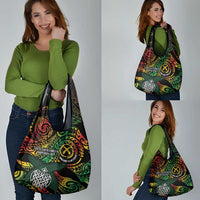 Vanuatu Indipendens Dei Grocery Bag Mix Traditional Sand Drawing