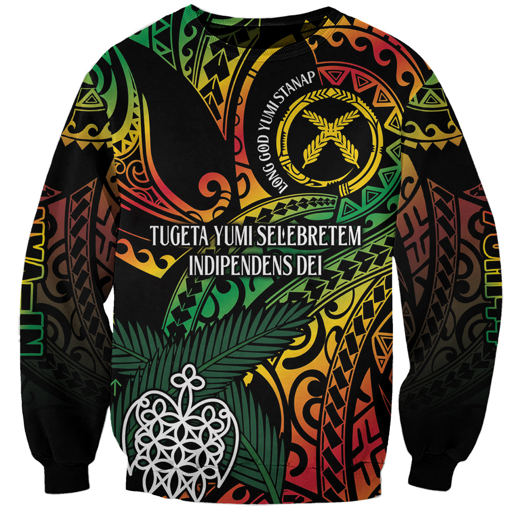Vanuatu Indipendens Dei Sweatshirt Mix Traditional Sand Drawing