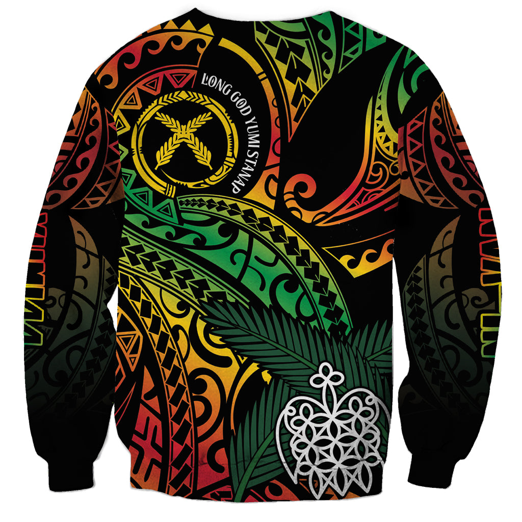 Vanuatu Indipendens Dei Sweatshirt Mix Traditional Sand Drawing