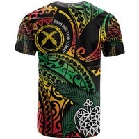 Vanuatu Indipendens Dei T Shirt Mix Traditional Sand Drawing