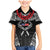 Personalized Talofa Samoa Family Matching Mermaid Dress and Hawaiian Shirt Ulafala With Toa Nifo'oti - Black