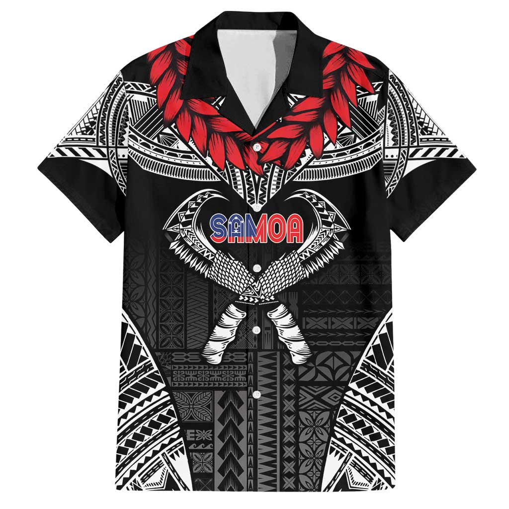 Personalized Talofa Samoa Family Matching Summer Maxi Dress and Hawaiian Shirt Ulafala With Toa Nifo'oti - Black