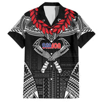 Personalized Talofa Samoa Family Matching Summer Maxi Dress and Hawaiian Shirt Ulafala With Toa Nifo'oti - Black