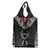 Personalized Talofa Samoa Grocery Bag Ulafala With Toa Nifo'oti - Black