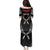Personalized Talofa Samoa Puletasi Ulafala With Toa Nifo'oti - Black