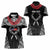 Personalized Talofa Samoa Women Polo Shirt Ulafala With Toa Nifo'oti - Black