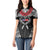 Personalized Talofa Samoa Women Polo Shirt Ulafala With Toa Nifo'oti - Black