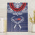 Personalized Talofa Samoa Canvas Wall Art Ulafala With Toa Nifo'oti - Blue