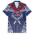 Personalized Talofa Samoa Family Matching Tank Maxi Dress and Hawaiian Shirt Ulafala With Toa Nifo'oti - Blue