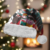 New Zealand Silver Fern Christmas Tree Christmas Santa Hat Meri Kirihimete - Polynesian Pride
