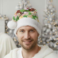 Samoa AIGA Floral Theme Christmas Santa Hat Always In God's Arms LT7 - Polynesian Pride